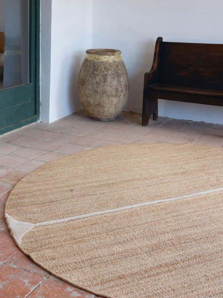 alfombras de yute redondas
